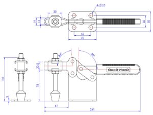 GH-220-WH là kẹp ngang inox chuyên dùng cho jig fixture, thực phẩm, y tế và cơ khí công nghiệp. Chống gỉ sét tốt, thao tác nhanh, độ bền cao và phù hợp môi trường ẩm.