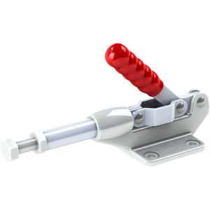 GH-304-E là kẹp đẩy kéo công nghiệp chuyên dùng cho jig fixture, gá hàn và cơ khí chế tạo. Thiết kế chắc chắn, lực kẹp mạnh 386kg, thao tác nhanh và độ bền cao.